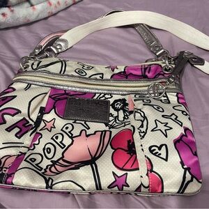 coach poppy crossbody style purse clean like new